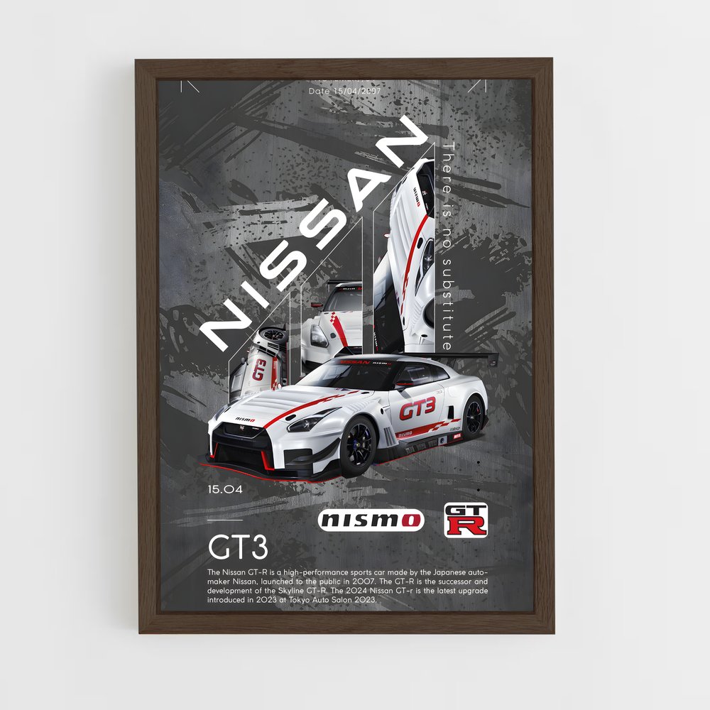 Poster Livery de Course GT3 – affiche Nissan (vue 5)
